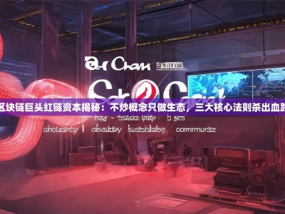 区块链巨头红链资本揭秘：不炒概念只做生态，三大核心法则杀出血路