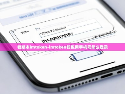 老版本imtoken-imtoken钱包用手机号怎么登录