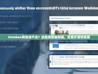 imtoken钱包进不去？这些原因要知道，排查步骤快收藏