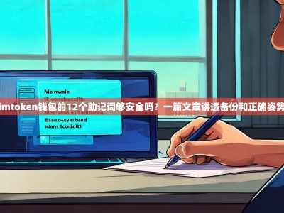 imtoken钱包的12个助记词够安全吗？一篇文章讲透备份和正确姿势