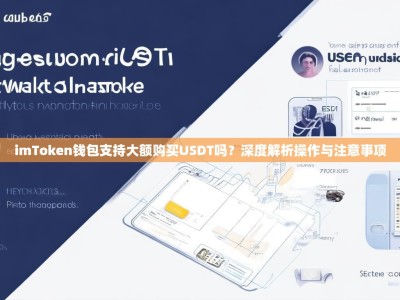 imToken钱包支持大额购买USDT吗？深度解析操作与注意事项