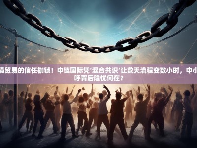 撕裂跨境贸易的信任枷锁！中链国际凭‘混合共识’让数天流程变数小时，中小企业欢呼背后隐忧何在？