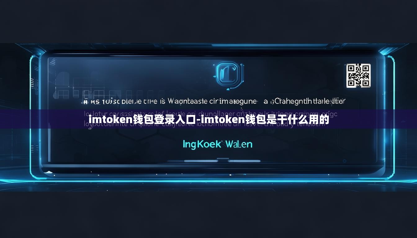 imtoken钱包登录入口-imtoken钱包是干什么用的