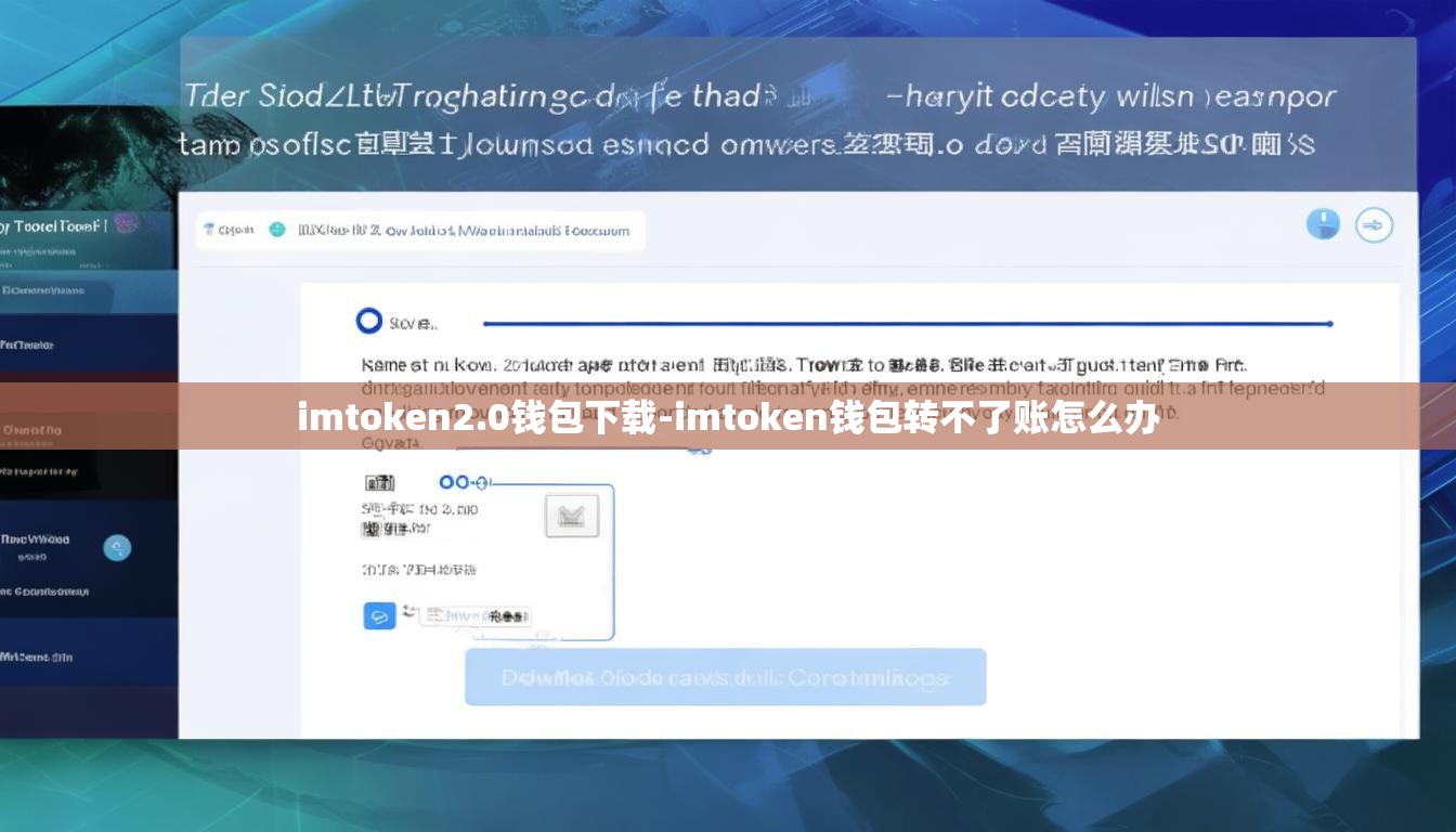 imtoken2.0钱包下载-imtoken钱包转不了账怎么办