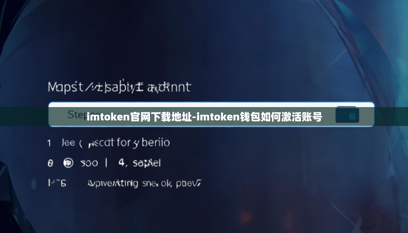 imtoken官网下载地址-imtoken钱包如何激活账号
