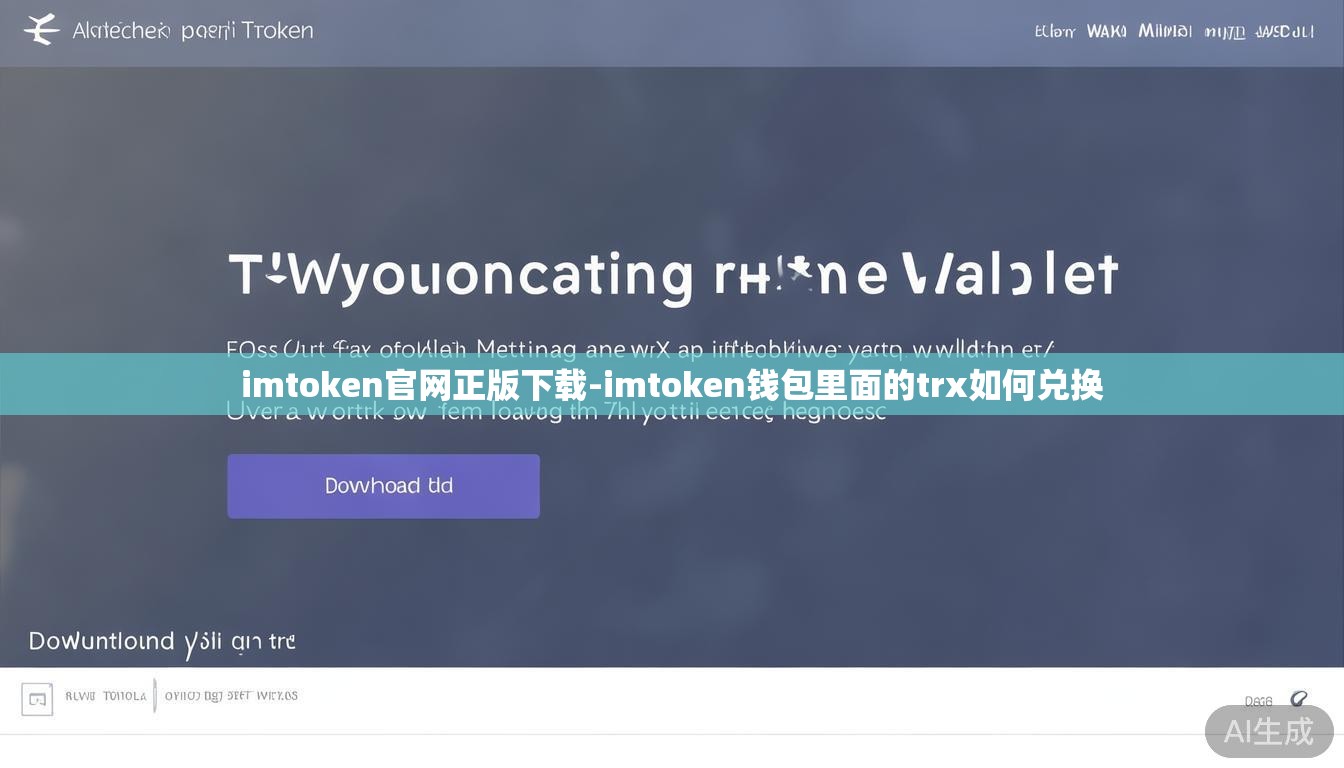imtoken官网正版下载-imtoken钱包里面的trx如何兑换