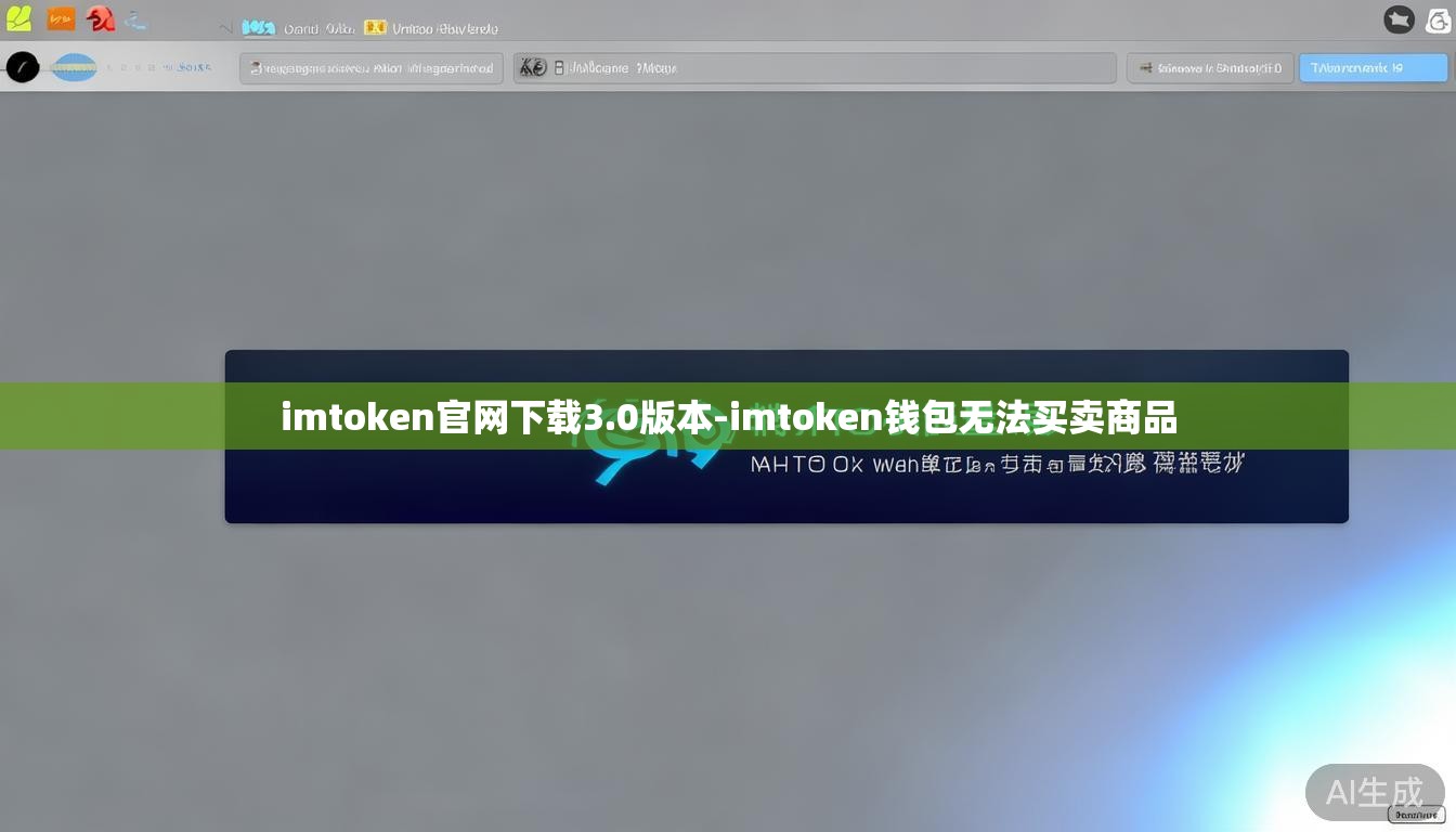 imtoken官网下载3.0版本-imtoken钱包无法买卖商品