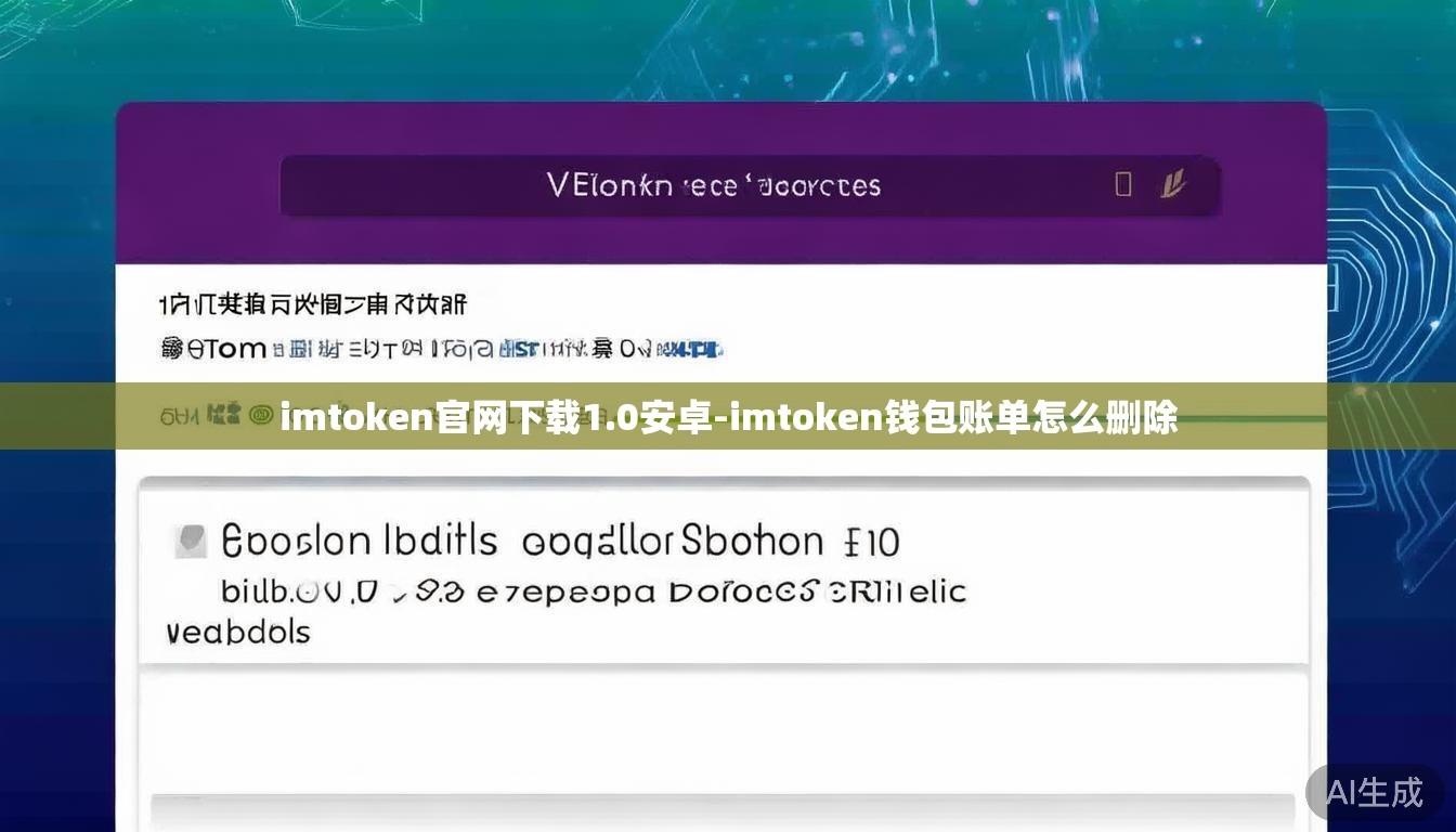 imtoken官网下载1.0安卓-imtoken钱包账单怎么删除