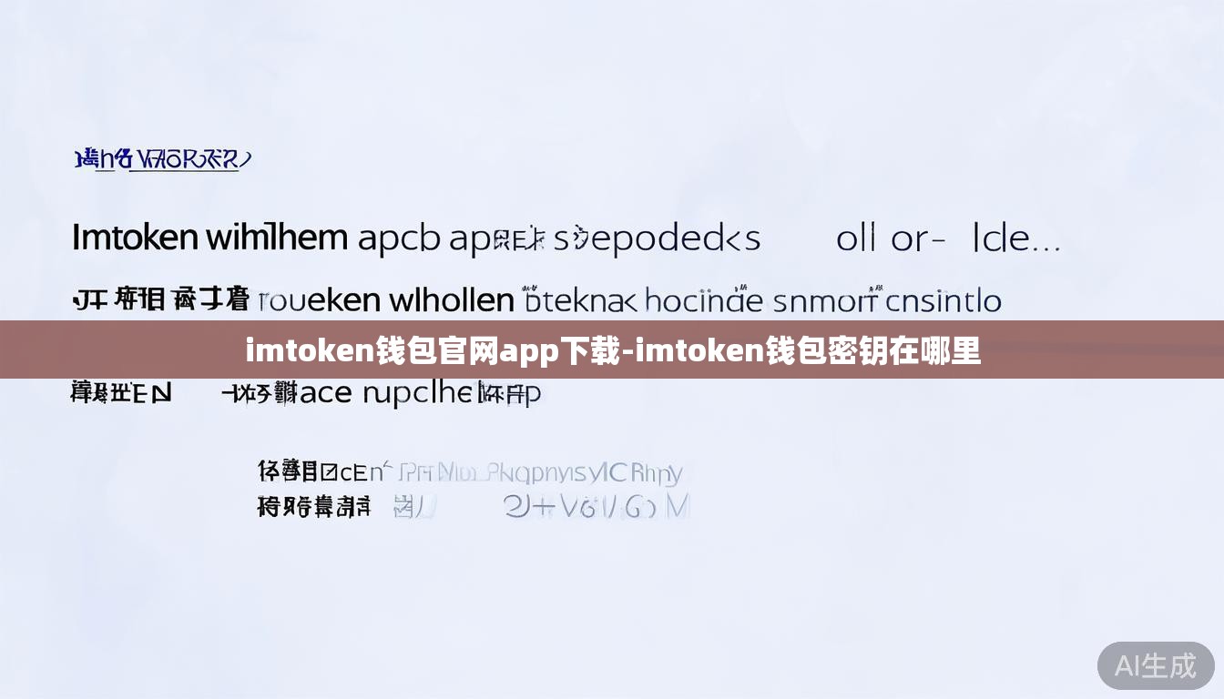 imtoken钱包官网app下载-imtoken钱包密钥在哪里