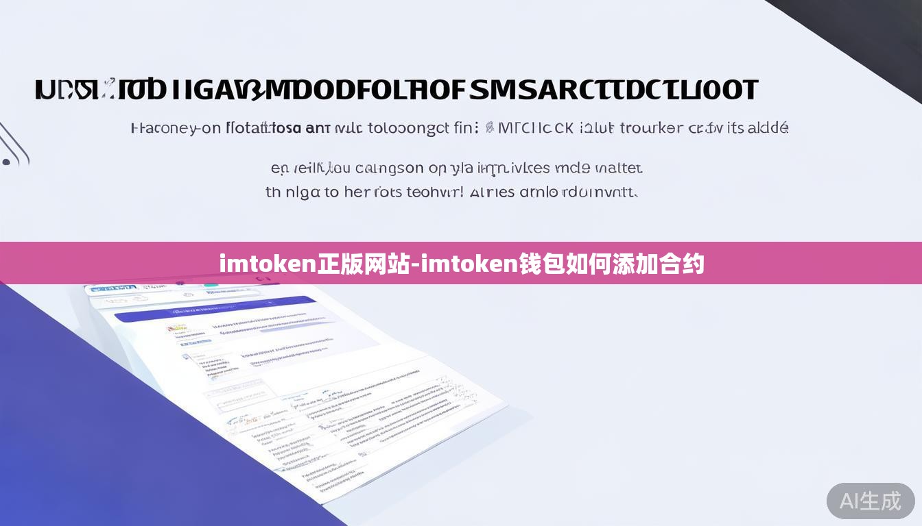 imtoken正版网站-imtoken钱包如何添加合约