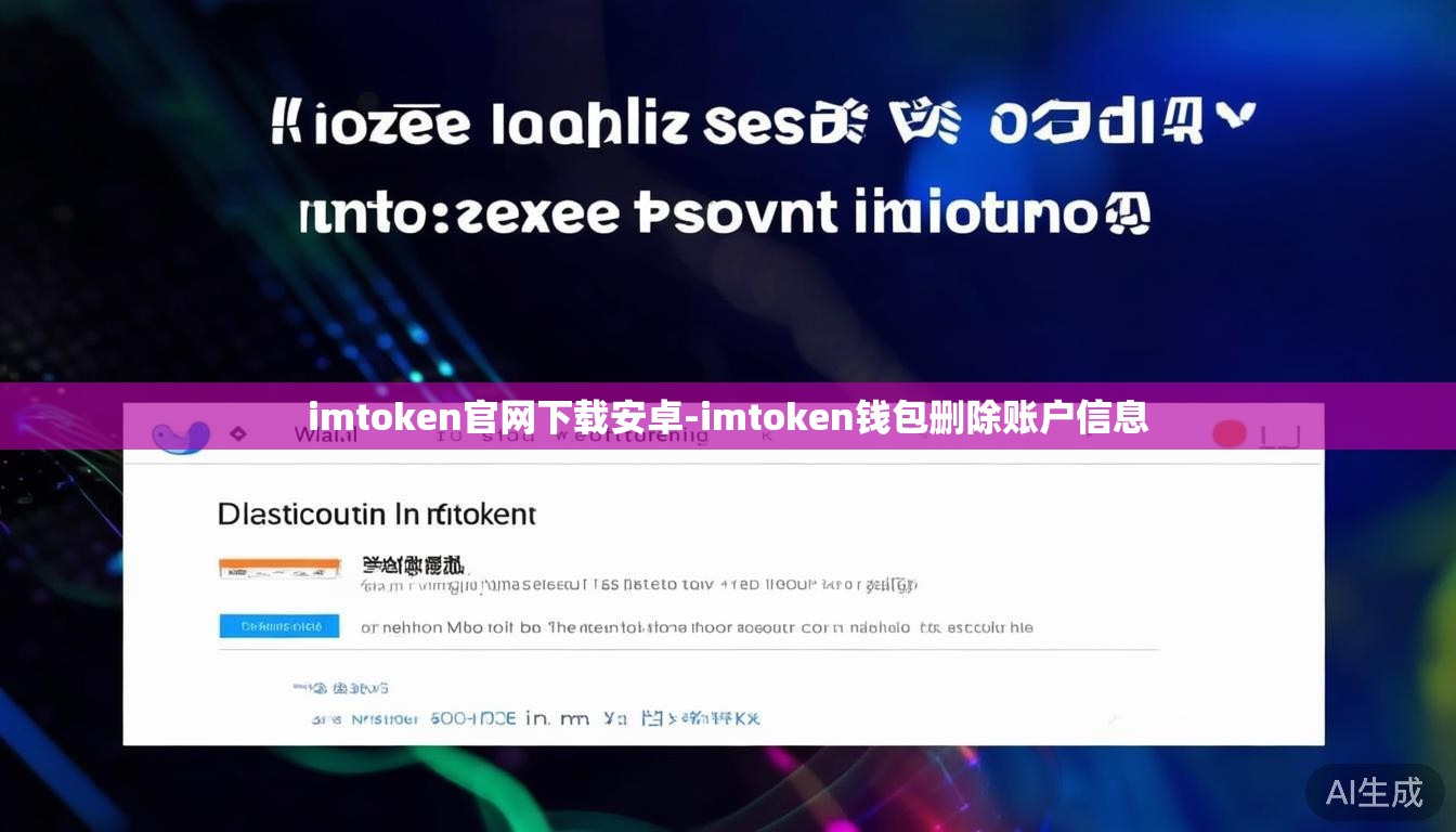imtoken官网下载安卓-imtoken钱包删除账户信息