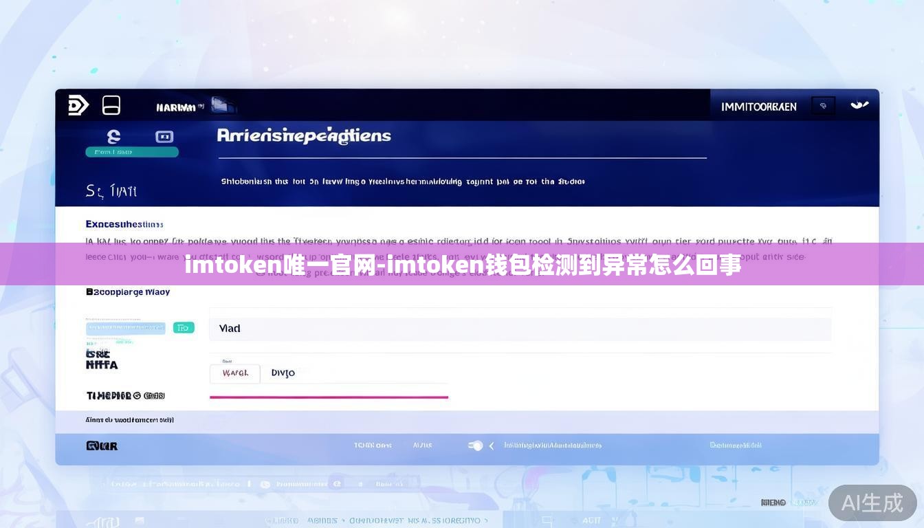imtoken唯一官网-imtoken钱包检测到异常怎么回事