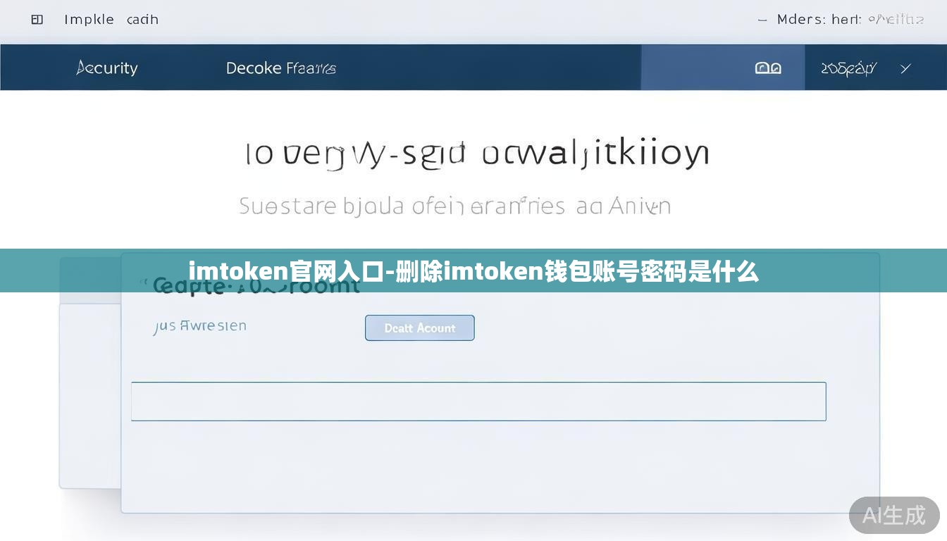 imtoken官网入口-删除imtoken钱包账号密码是什么