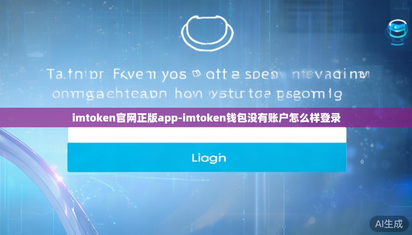 imtoken官网正版app-imtoken钱包没有账户怎么样登录