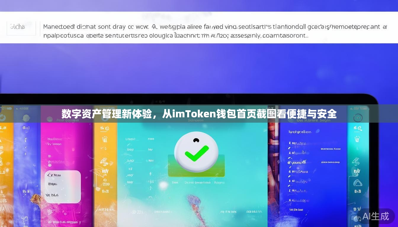 数字资产管理新体验，从imToken钱包首页截图看便捷与安全