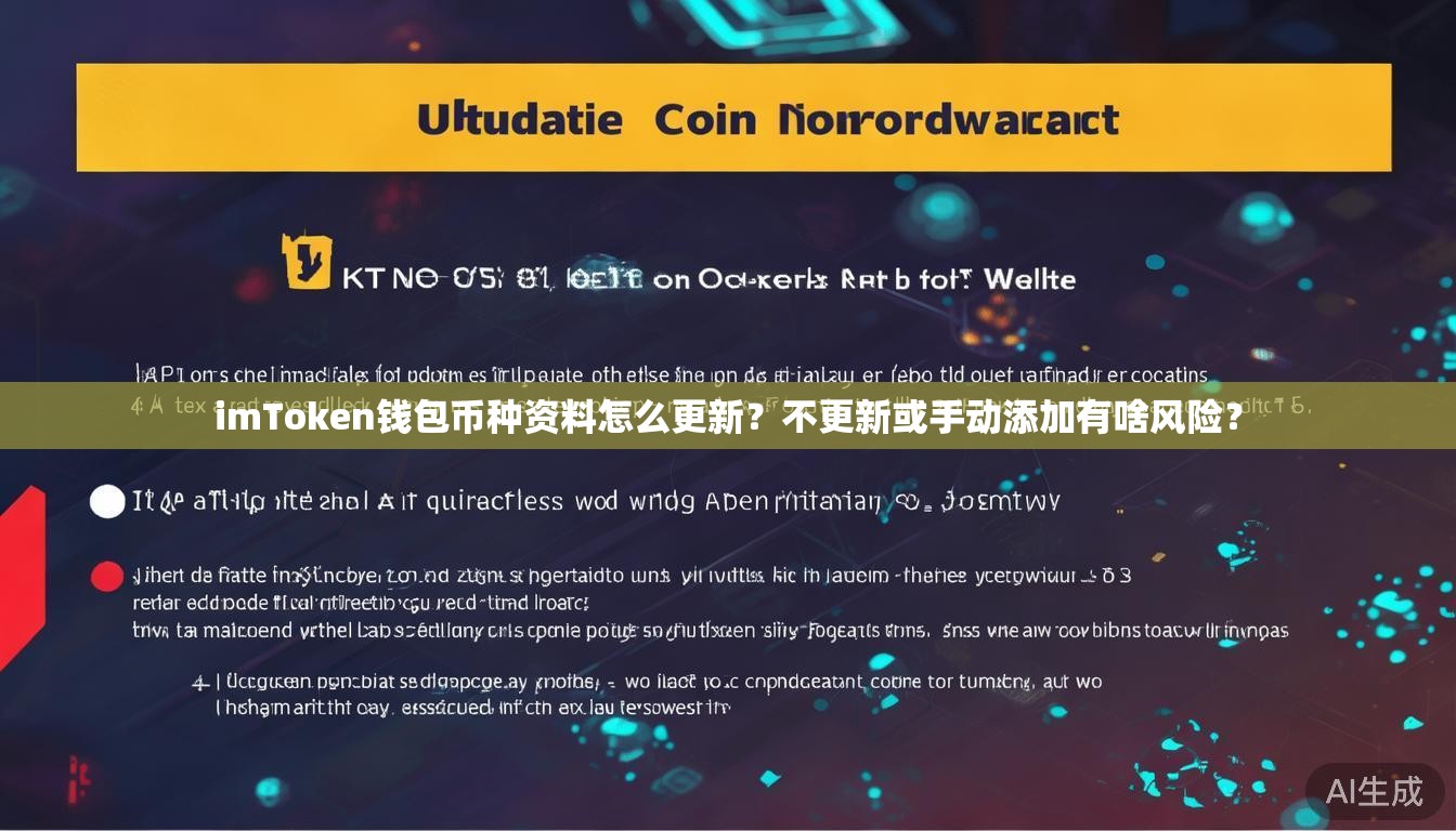 imToken钱包币种资料怎么更新？不更新或手动添加有啥风险？