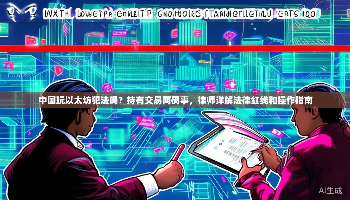 中国玩以太坊犯法吗?持有交易两码事,律师详解法律红线和操作指南 中国玩以太坊犯法吗?持有交易两码事,律师详解法律红线和操作指南