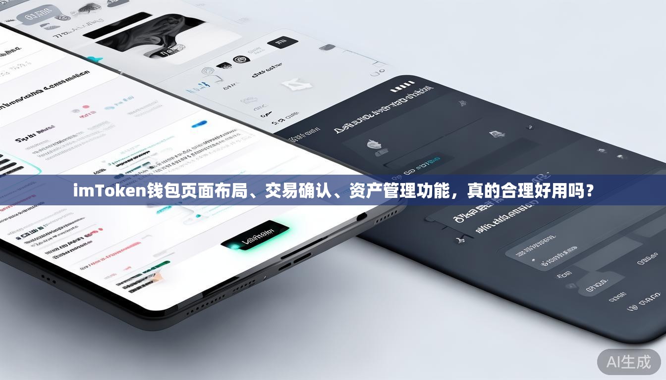 imToken钱包页面布局、交易确认、资产管理功能，真的合理好用吗？
