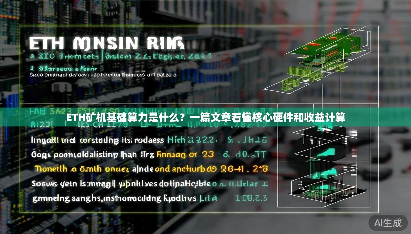 ETH矿机基础算力是什么?一篇文章看懂核心硬件和收益计算 ETH矿机基础算力是什么?一篇文章看懂核心硬件和收益计算