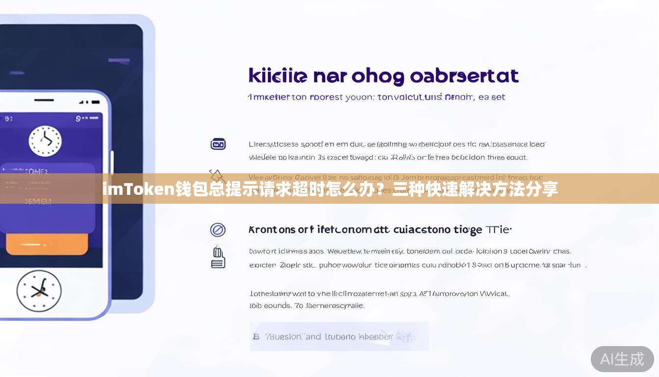 imToken钱包总提示请求超时怎么办？三种快速解决方法分享
