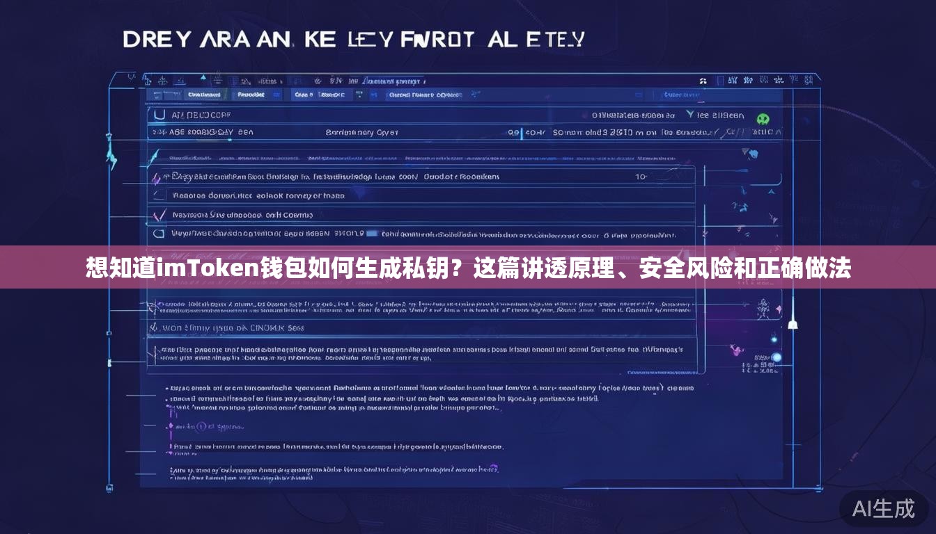 想知道imToken钱包如何生成私钥？这篇讲透原理、安全风险和正确做法
