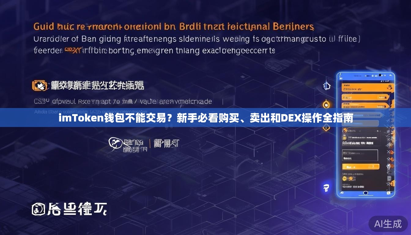 imToken钱包不能交易?新手必看购买、卖出和DEX操作全指南 imToken钱包不能交易?新手必看购买、卖出和DEX操作全指南