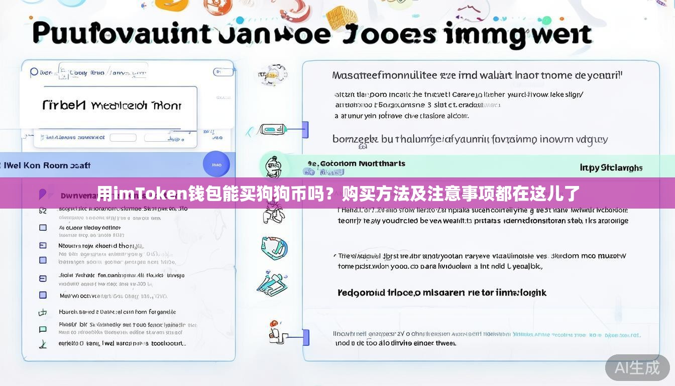 用imToken钱包能买狗狗币吗？购买方法及注意事项都在这儿了