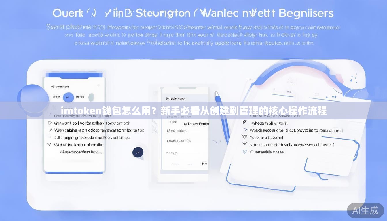 imtoken钱包怎么用?新手必看从创建到管理的核心操作流程 imtoken钱包怎么用?新手必看从创建到管理的核心操作流程