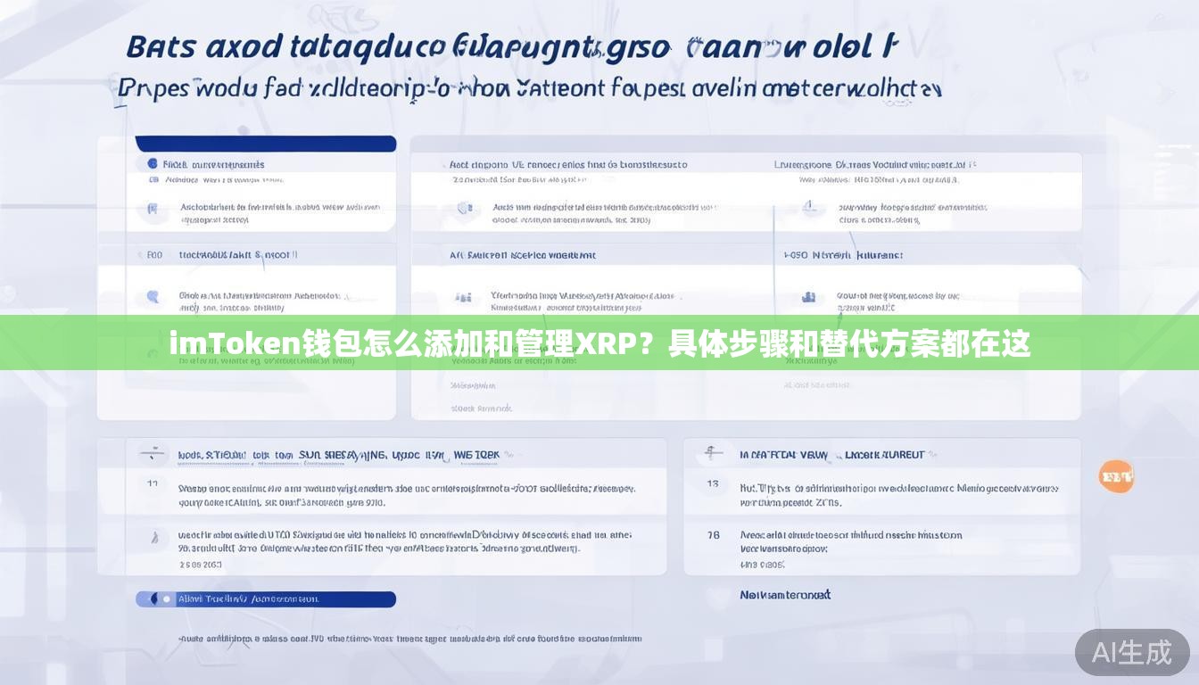 imToken钱包怎么添加和管理XRP?具体步骤和替代方案都在这 imToken钱包怎么添加和管理XRP?具体步骤和替代方案都在这