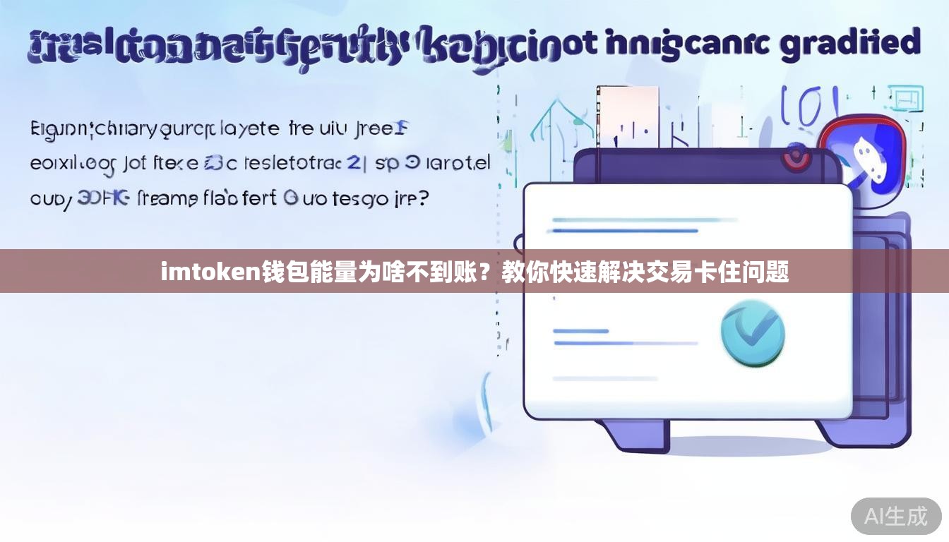imtoken钱包能量为啥不到账?教你快速解决交易卡住问题 imtoken钱包能量为啥不到账?教你快速解决交易卡住问题
