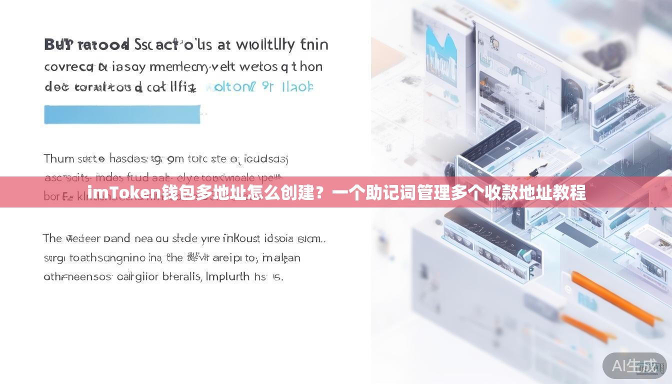 imToken钱包多地址怎么创建？一个助记词管理多个收款地址教程