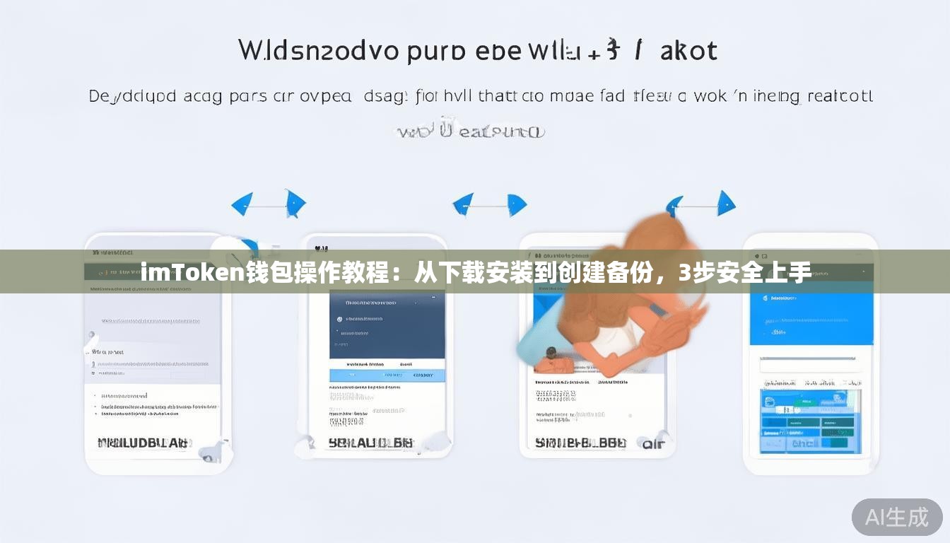 imToken钱包操作教程：从下载安装到创建备份，3步安全上手