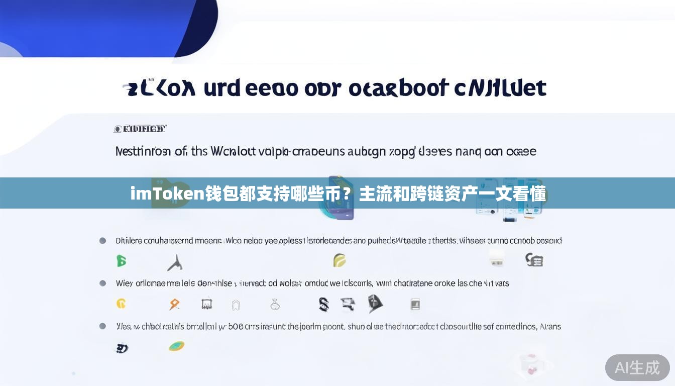 imToken钱包都支持哪些币？主流和跨链资产一文看懂