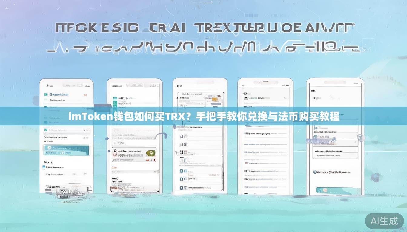 imToken钱包如何买TRX？手把手教你兑换与法币购买教程