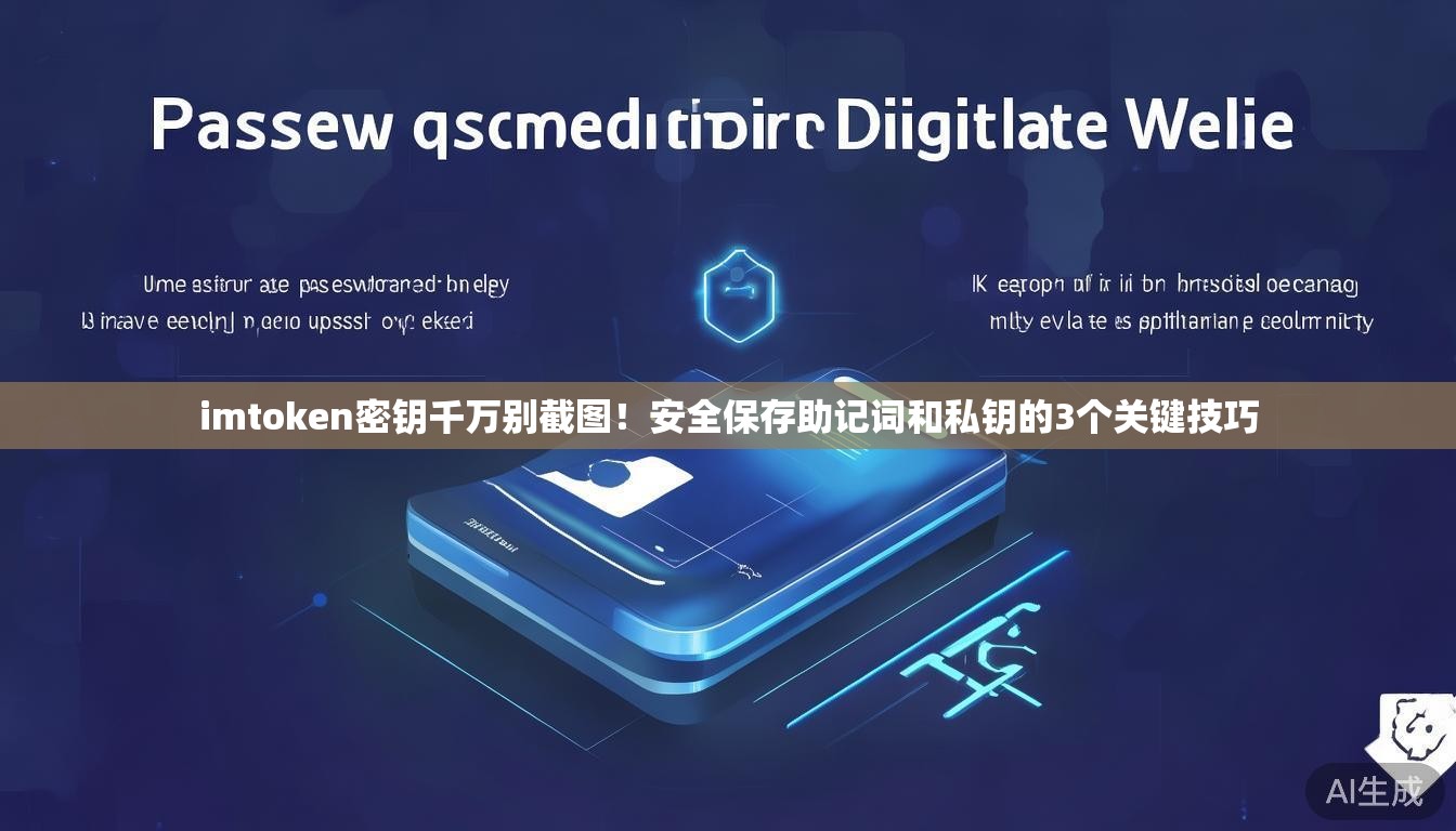 imtoken密钥千万别截图!安全保存助记词和私钥的3个关键技巧 imtoken密钥千万别截图!安全保存助记词和私钥的3个关键技巧