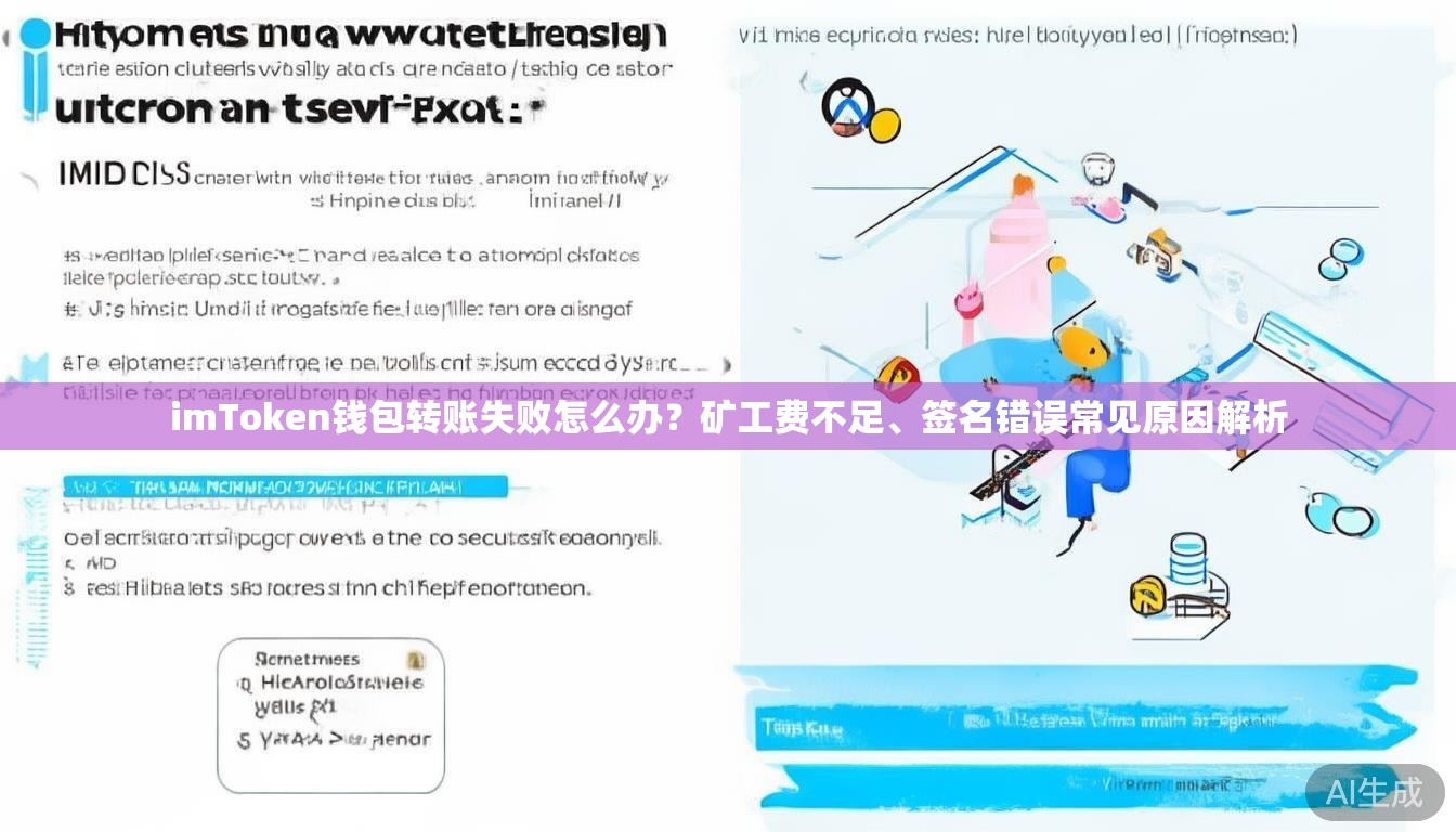 imToken钱包转账失败怎么办？矿工费不足、签名错误常见原因解析