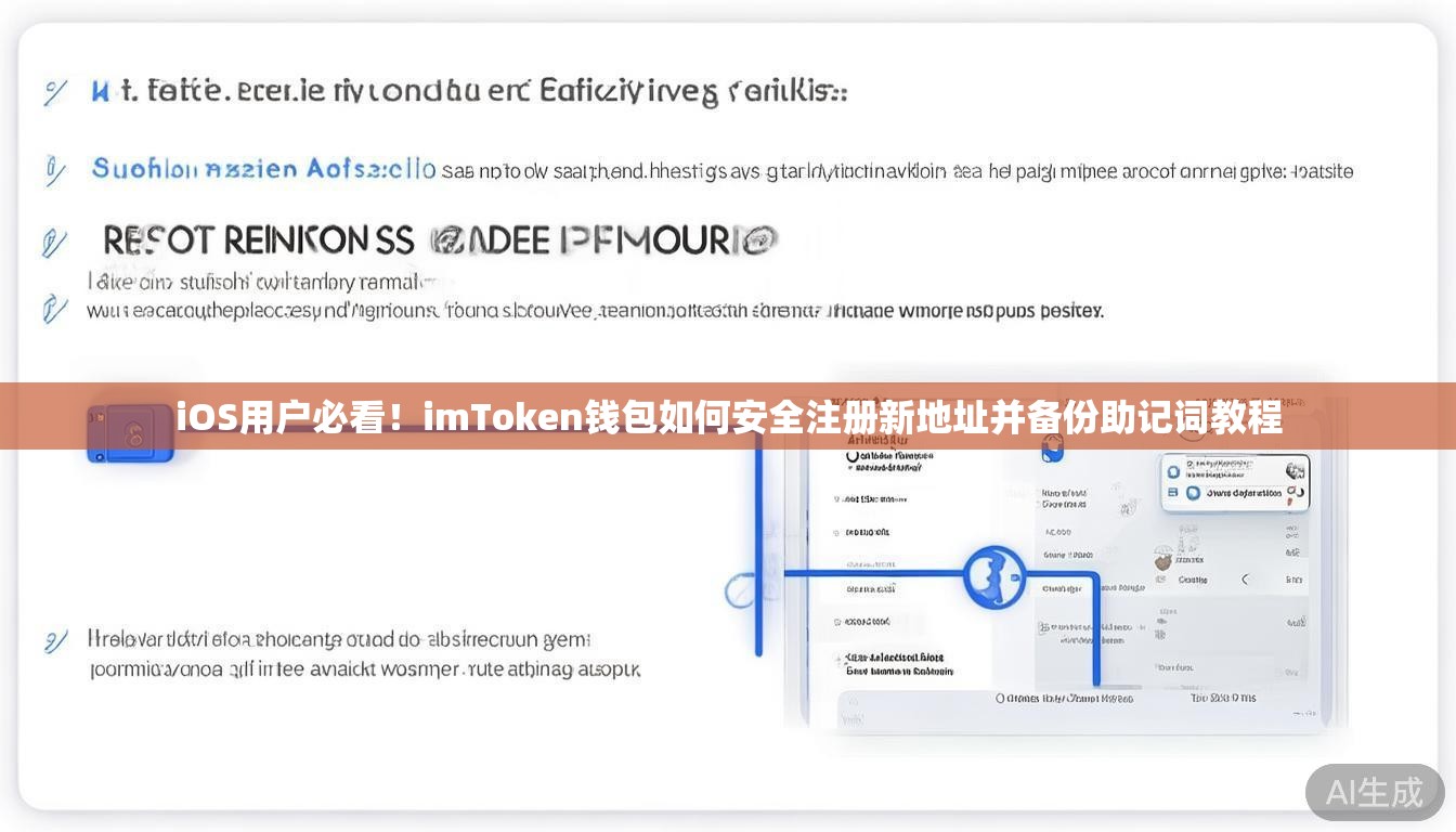 iOS用户必看！imToken钱包如何安全注册新地址并备份助记词教程