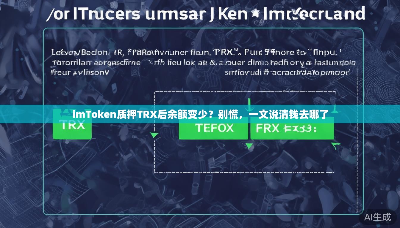 imToken质押TRX后余额变少？别慌，一文说清钱去哪了