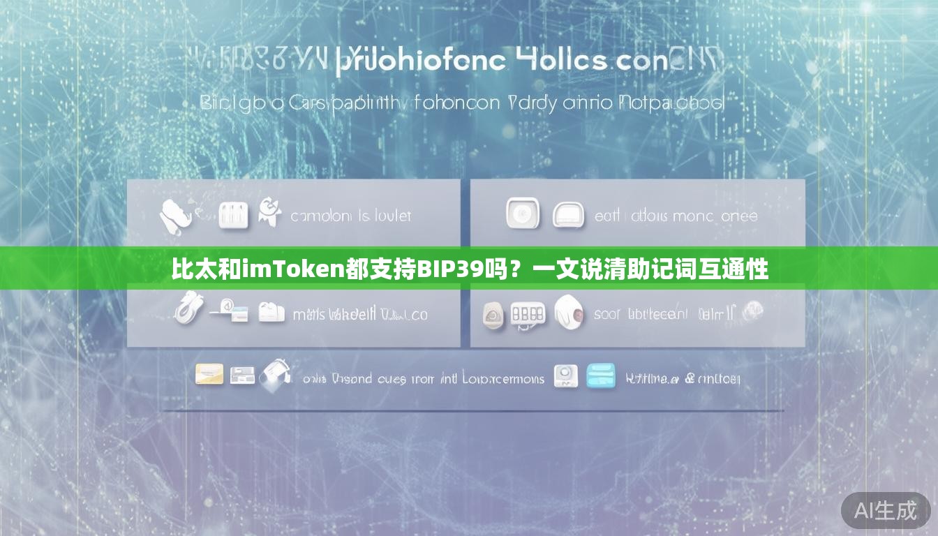 比太和imToken都支持BIP39吗?一文说清助记词互通性 比太和imToken都支持BIP39吗?一文说清助记词互通性