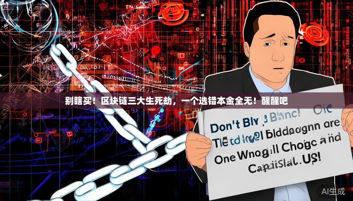 别瞎买！区块链三大生死劫，一个选错本金全无！醒醒吧