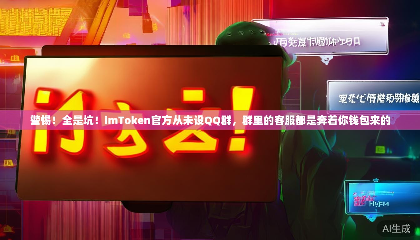 警惕！全是坑！imToken官方从未设QQ群，群里的客服都是奔着你钱包来的