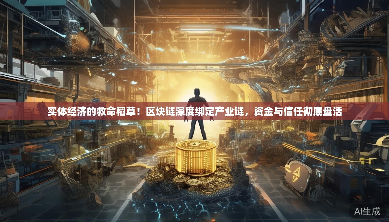 实体经济的救命稻草！区块链深度绑定产业链，资金与信任彻底盘活