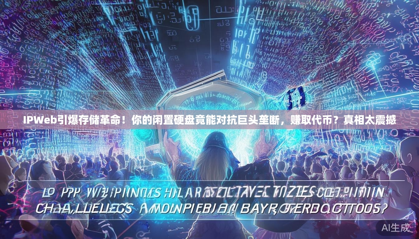 IPWeb引爆存储革命！你的闲置硬盘竟能对抗巨头垄断，赚取代币？真相太震撼