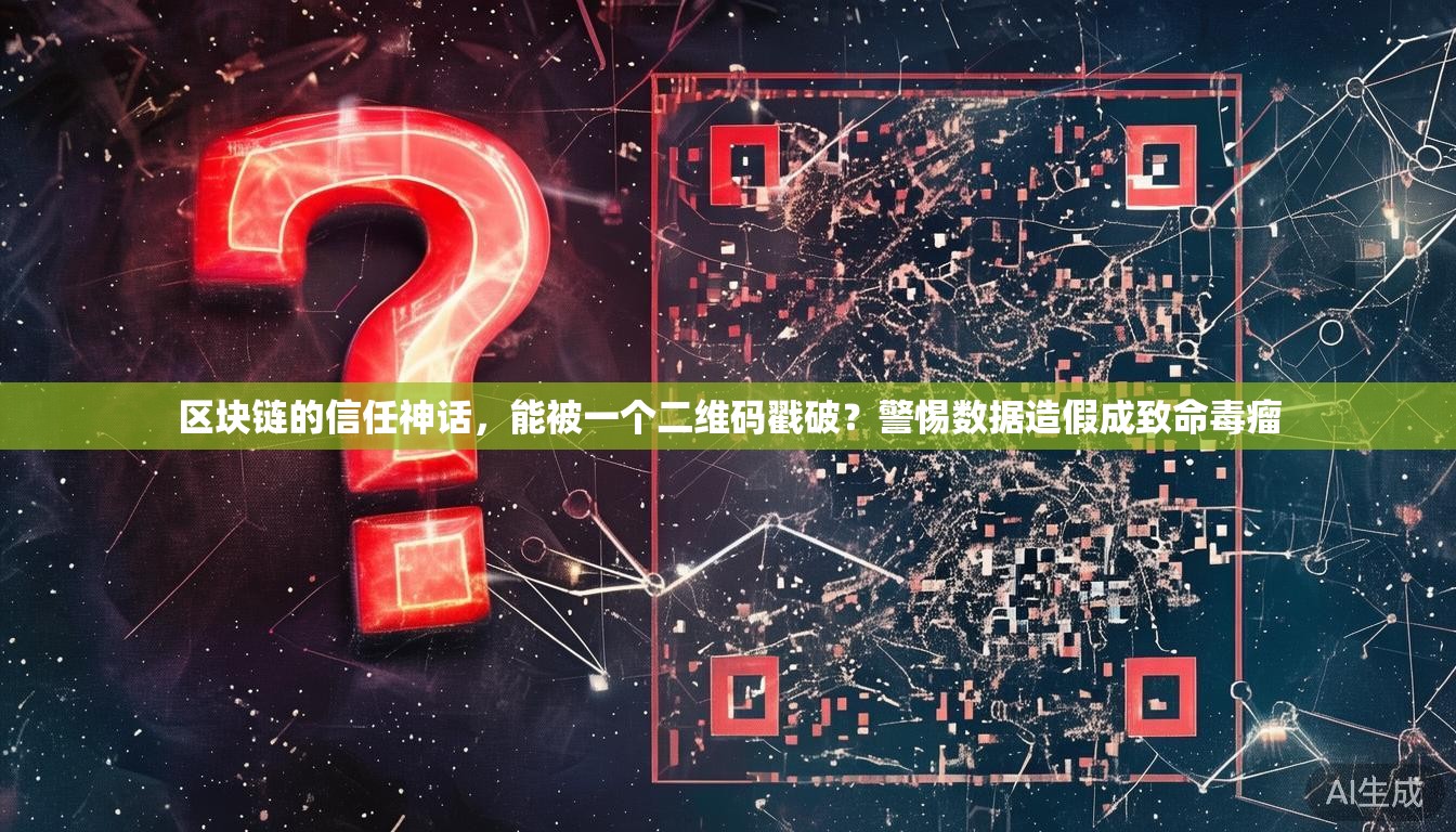 区块链的信任神话，能被一个二维码戳破？警惕数据造假成致命毒瘤