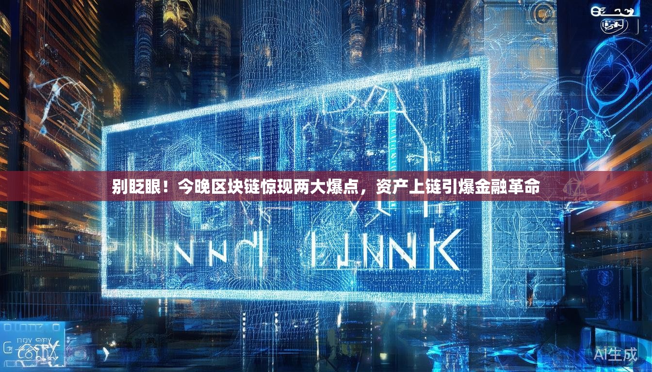 别眨眼!今晚区块链惊现两大爆点,资产上链引爆金融革命 别眨眼!今晚区块链惊现两大爆点,资产上链引爆金融革命