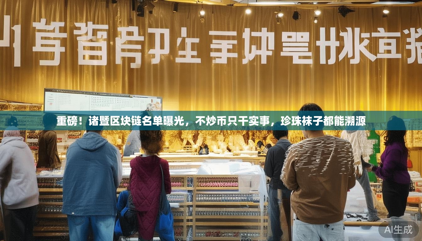 重磅!诸暨区块链名单曝光,不炒币只干实事,珍珠袜子都能溯源 重磅!诸暨区块链名单曝光,不炒币只干实事,珍珠袜子都能溯源