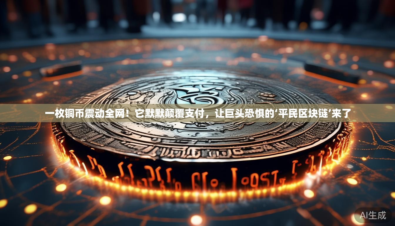 一枚铜币震动全网！它默默颠覆支付，让巨头恐惧的‘平民区块链’来了