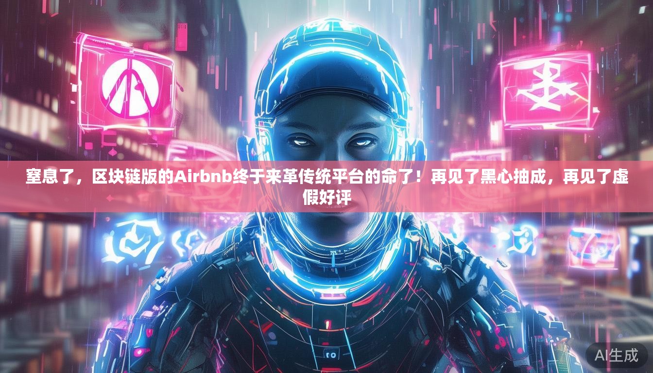 窒息了，区块链版的Airbnb终于来革传统平台的命了！再见了黑心抽成，再见了虚假好评