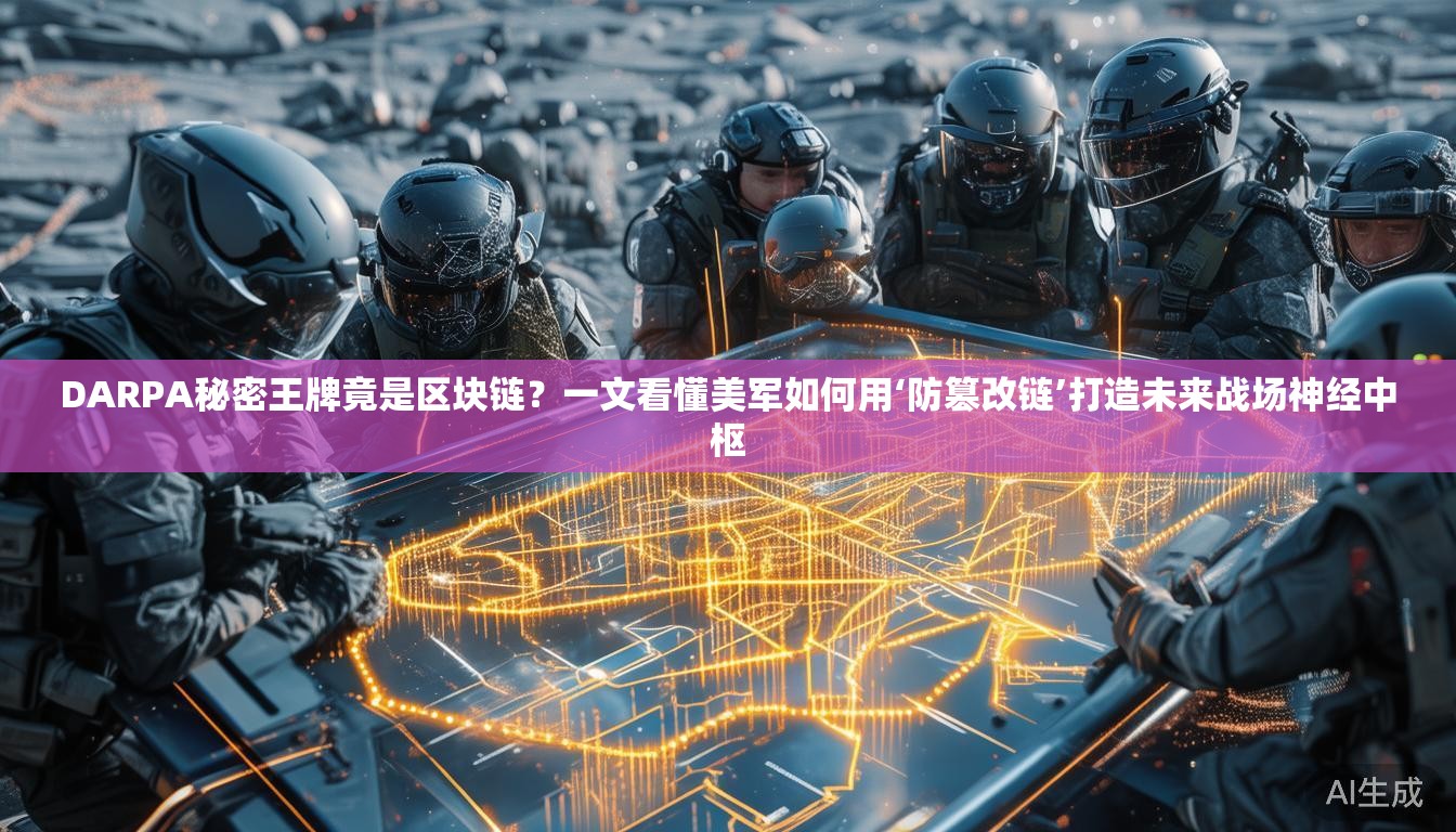 DARPA秘密王牌竟是区块链？一文看懂美军如何用‘防篡改链’打造未来战场神经中枢