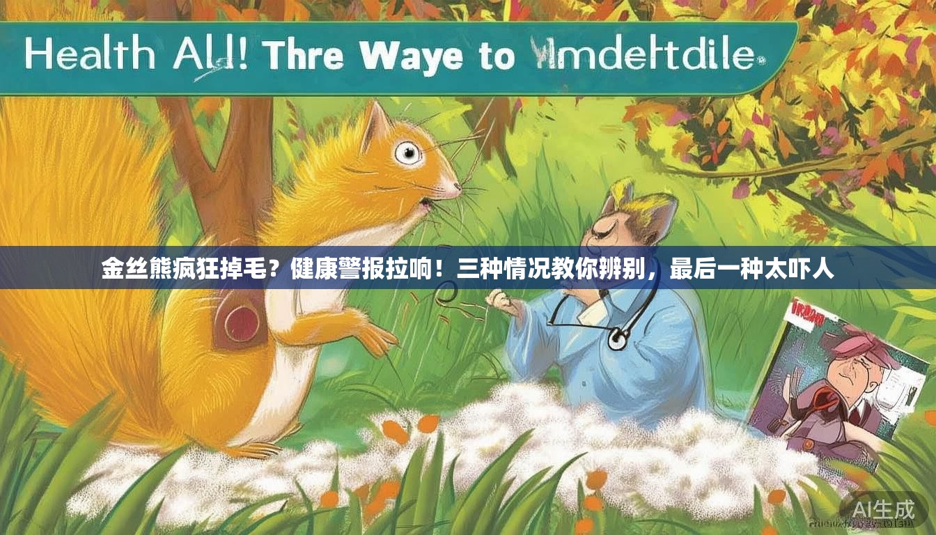 金丝熊疯狂掉毛？健康警报拉响！三种情况教你辨别，最后一种太吓人